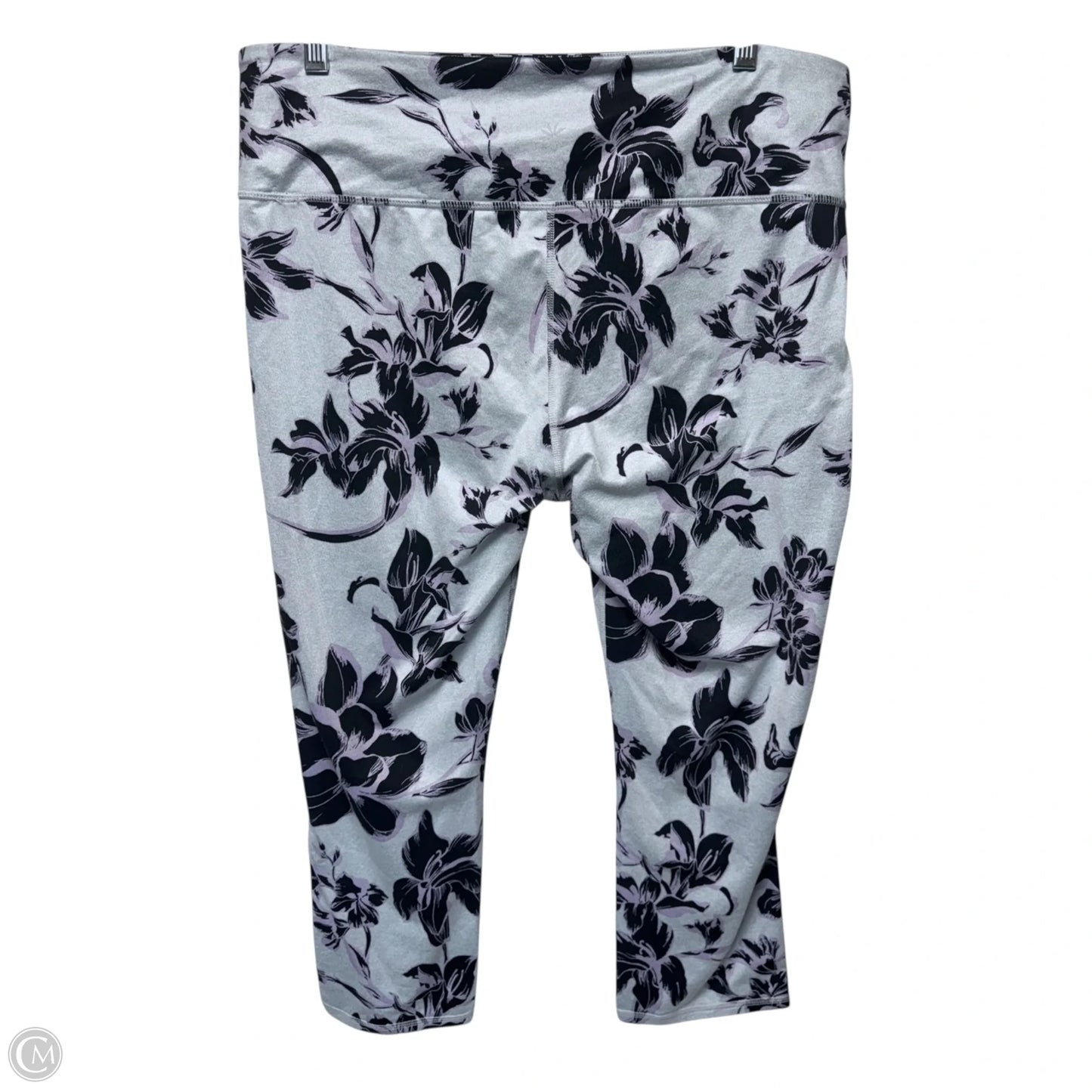 Athletic Leggings Capris By Athleta In Floral Print, Size: Xl