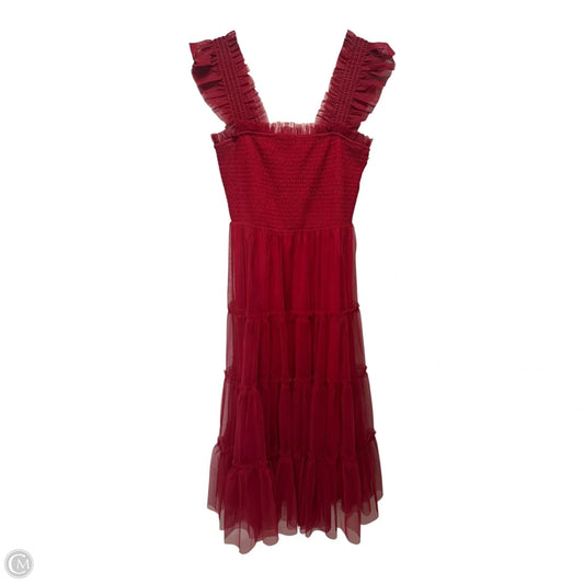 Tiered Dress Casual Maxi By Baltic Born In Red, Size: M