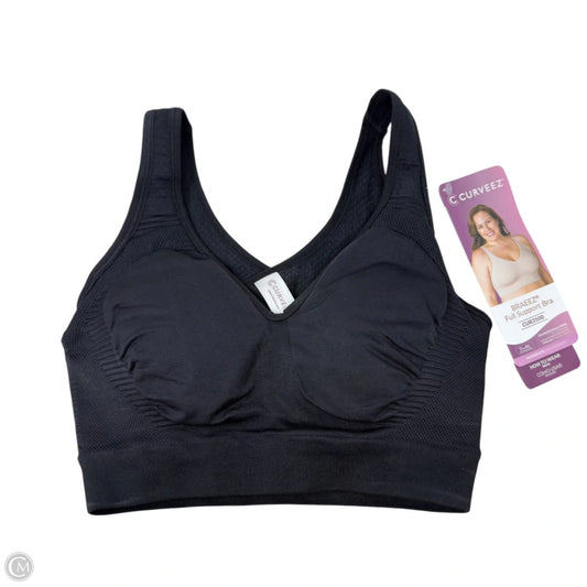 Braeez Full Support Bra By Curveez In Black, Size: M
