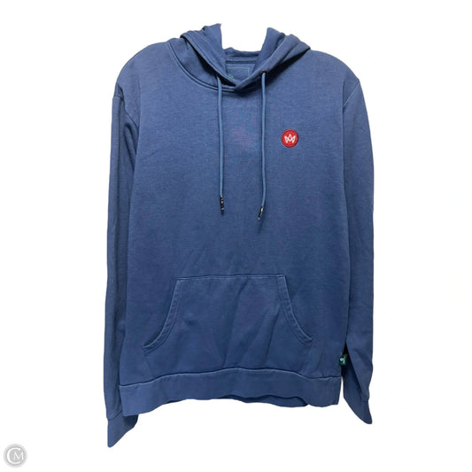 Sweatshirt Hoodie By kronstadt In Blue, Size: L