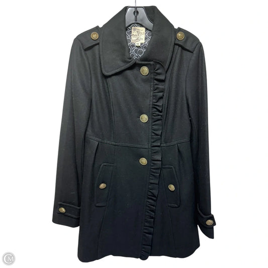 Coat Wool By Tulle In Black, Size: M