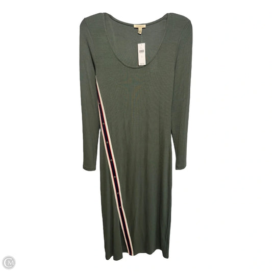 Ribbed Dress Casual Maxi By Bordeaux In Green, Size: S