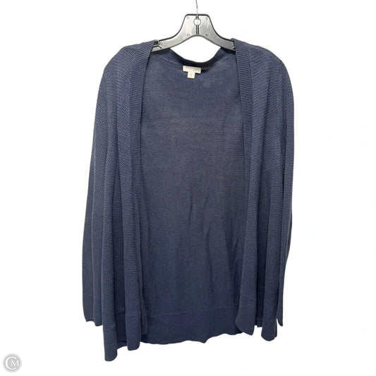 Sweater Cardigan By J. Jill In Navy, Size: L