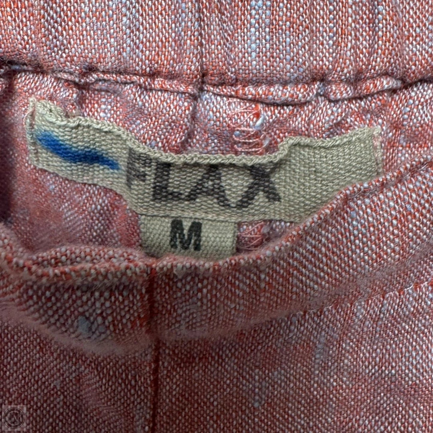 Pants Linen By Flax In Red, Size: M