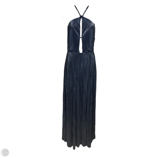 Rustina Cutout Halter Dress By Maje In Blue, Size: 40/L