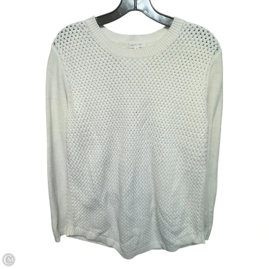 Elbow Patch Sweater By August Mist In Cream, Size: S