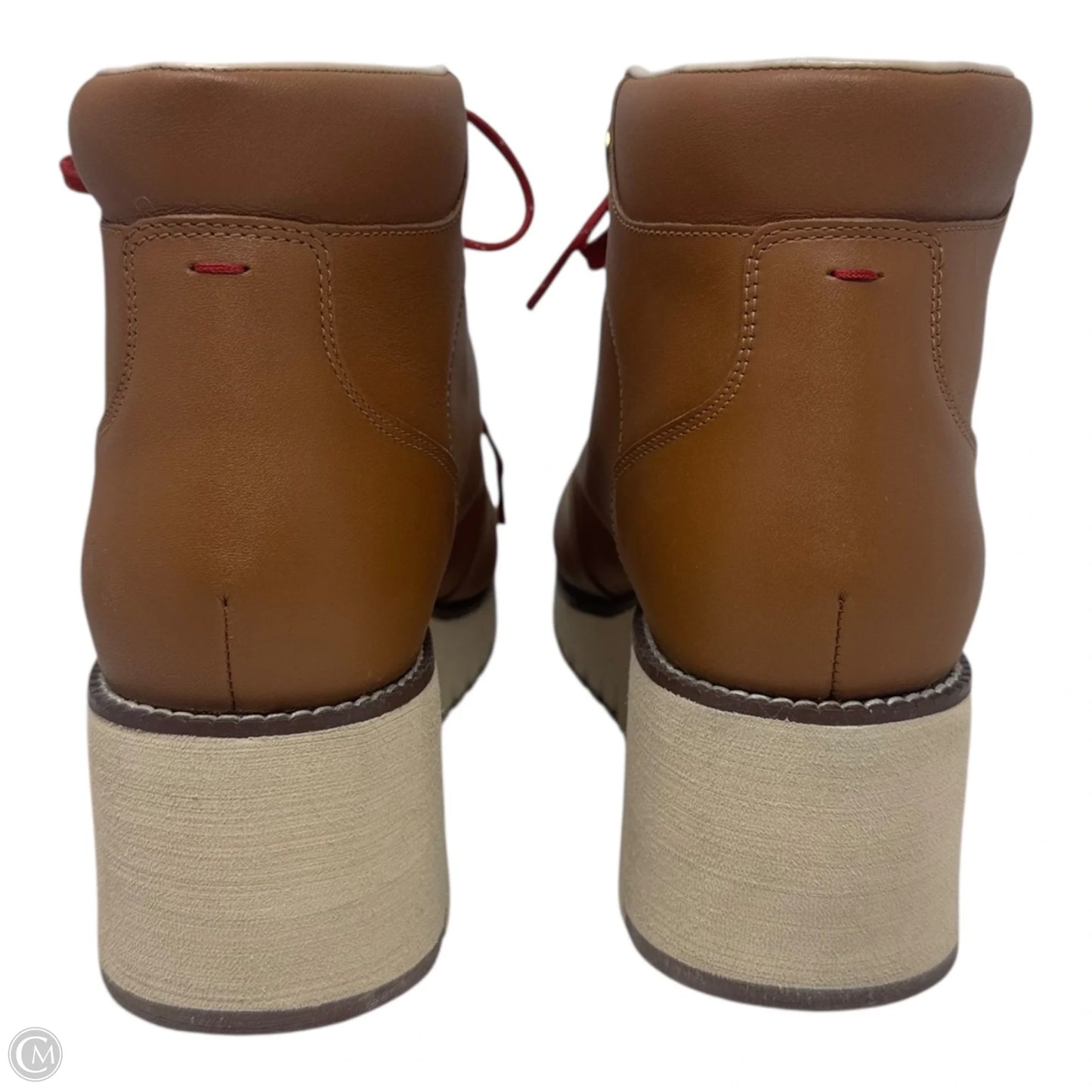 Zerogrand Wedge Boots Hiking By Cole-haan In Brown, Size: 9.5