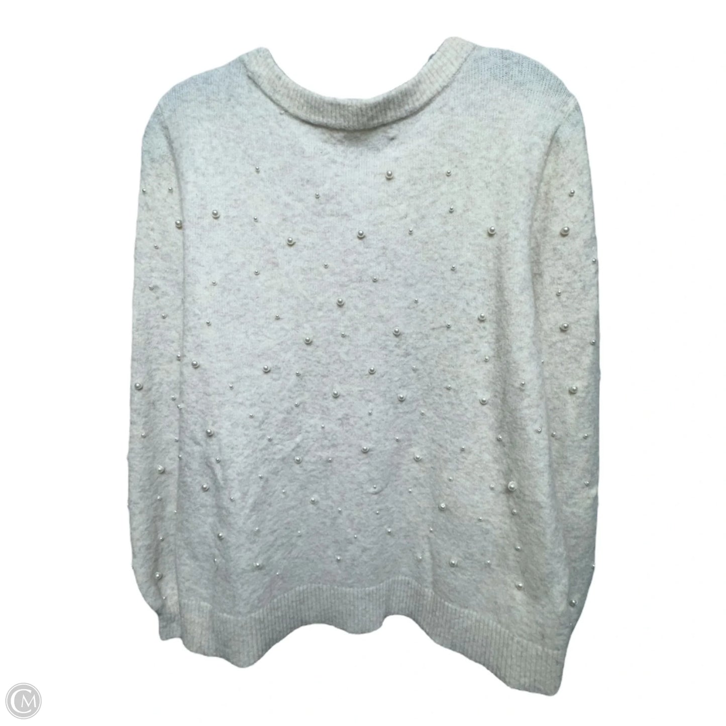 Sweater By Loft In Cream, Size: L