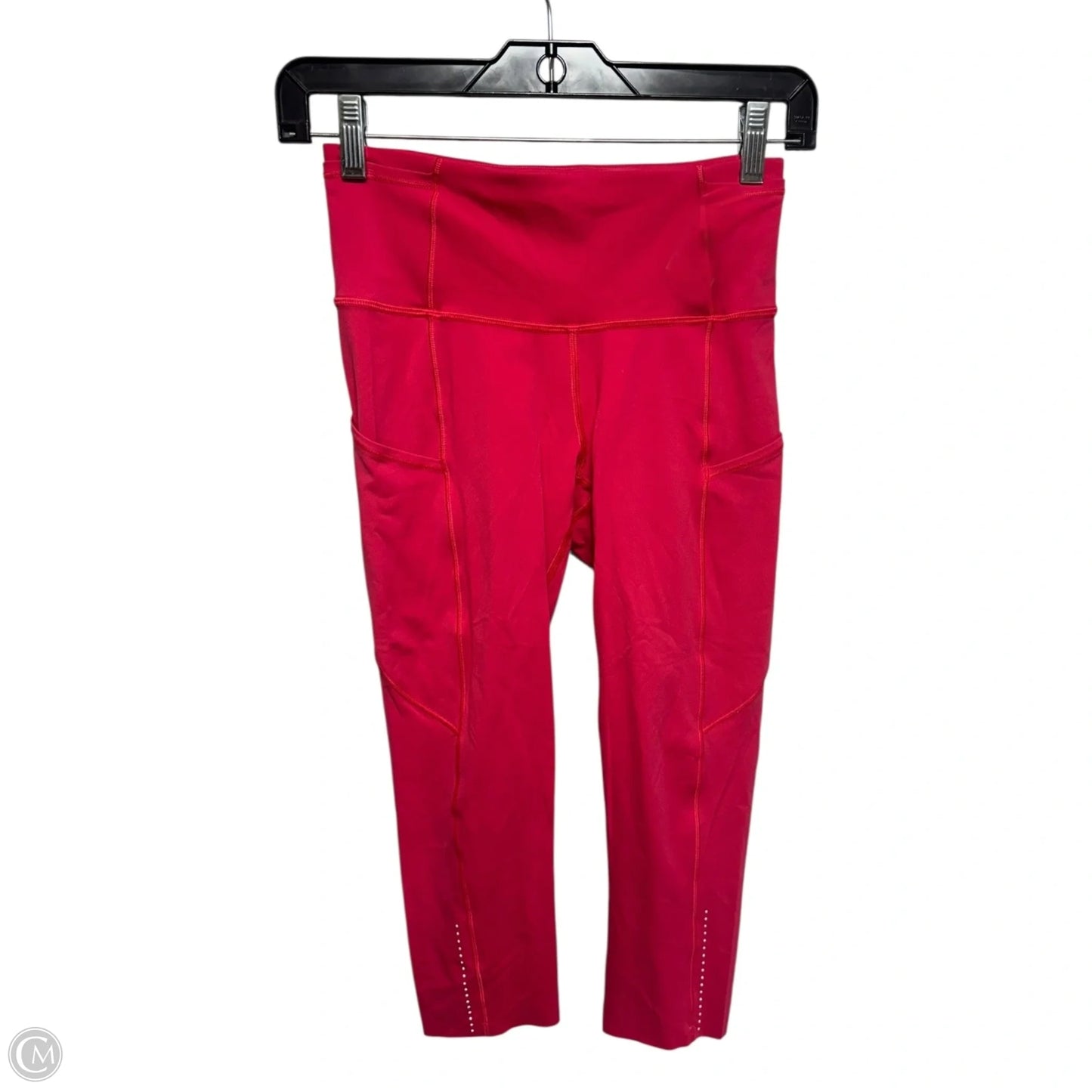 Athletic Capris By Lululemon In Pink, Size: S