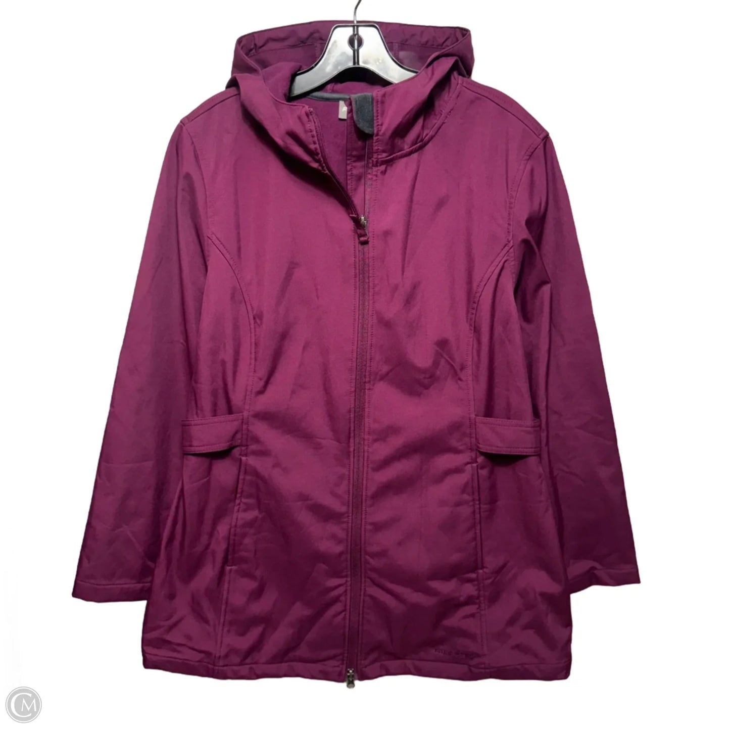 Coat Raincoat By FreeTech In Purple, Size: L