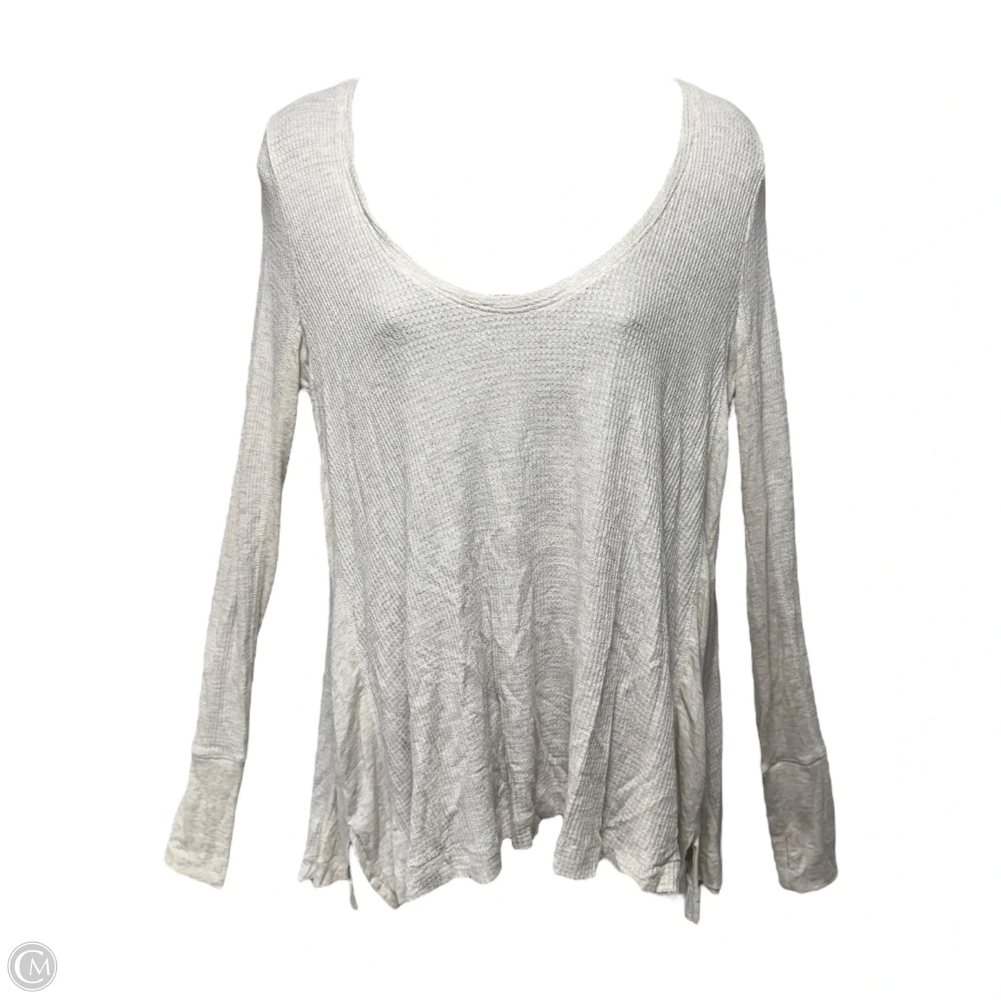 Top Long Sleeve By Free People In Cream, Size: Xs