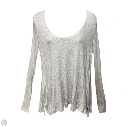 Top Long Sleeve By Free People In Cream, Size: Xs