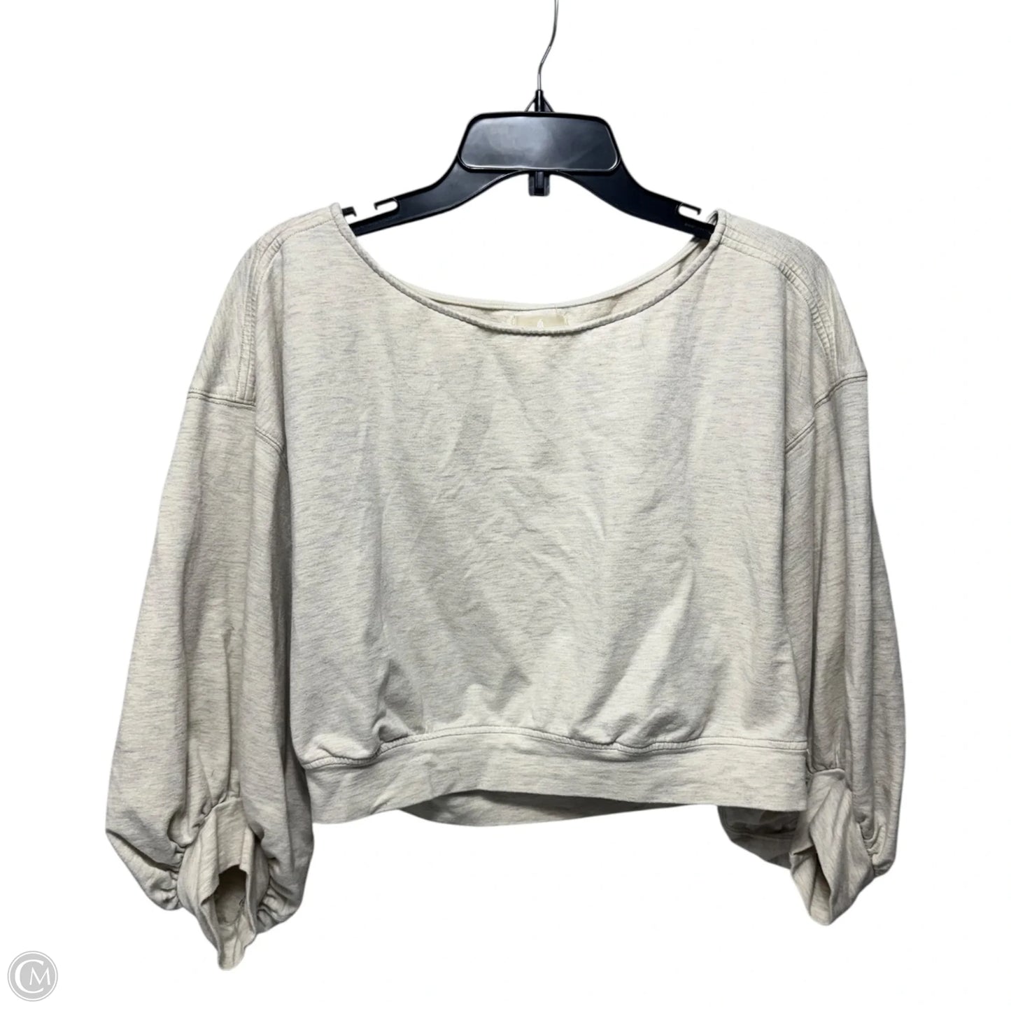 Top Long Sleeve By Free People In Cream, Size: M