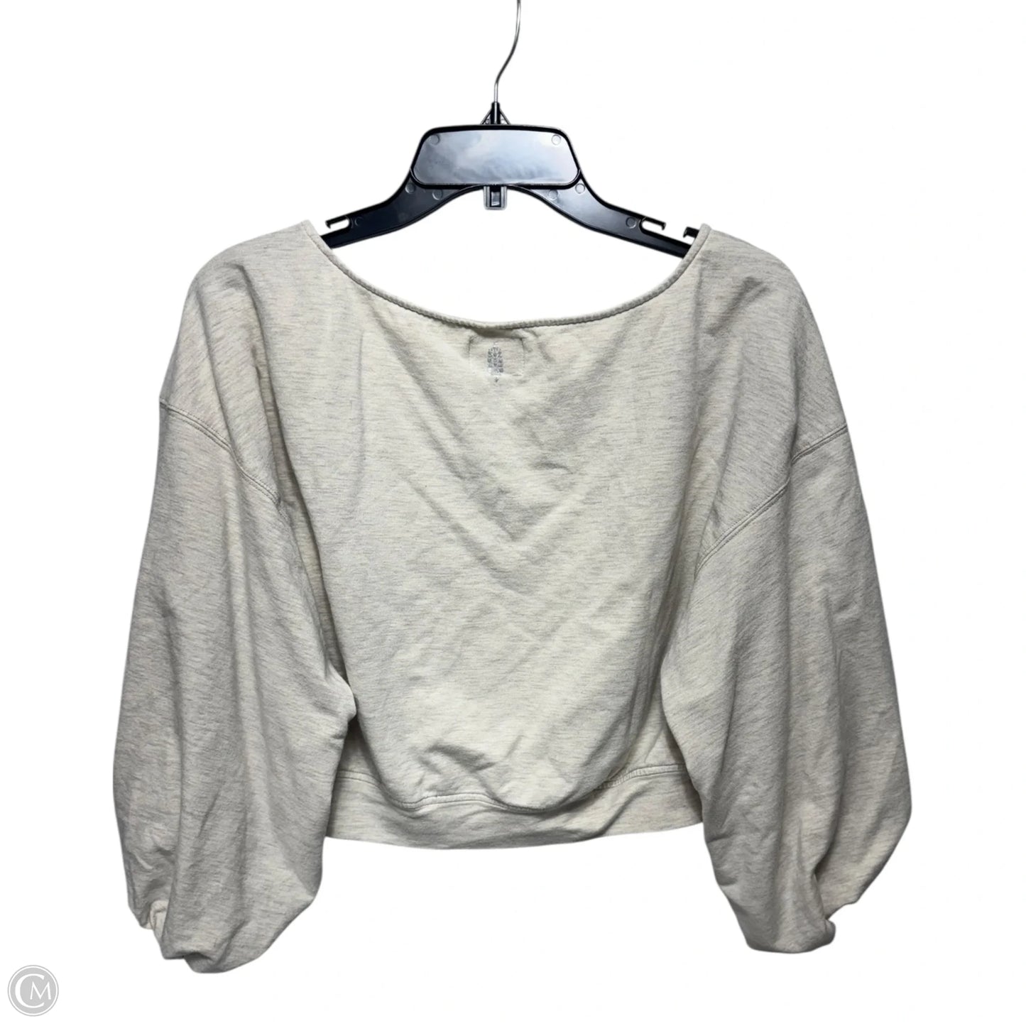 Top Long Sleeve By Free People In Cream, Size: M