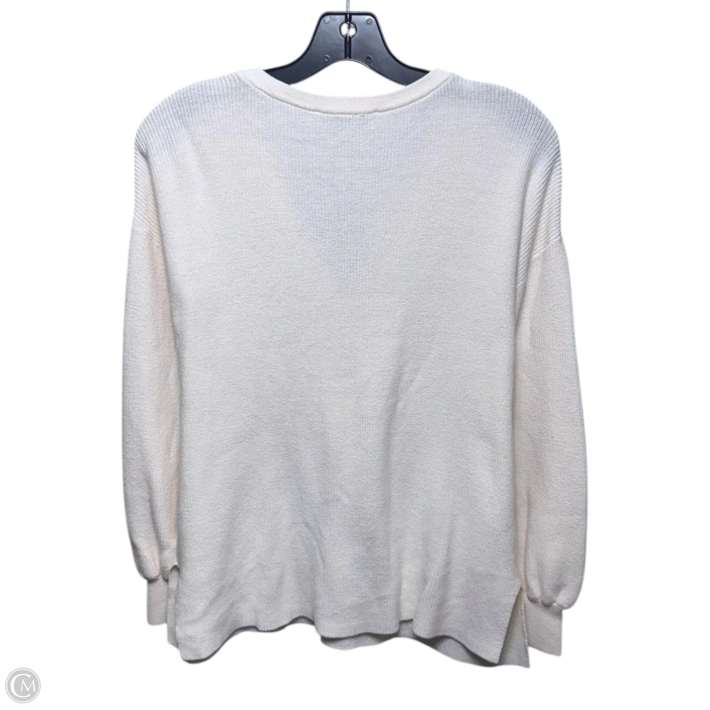 Sweater By Loft In Cream, Size: S