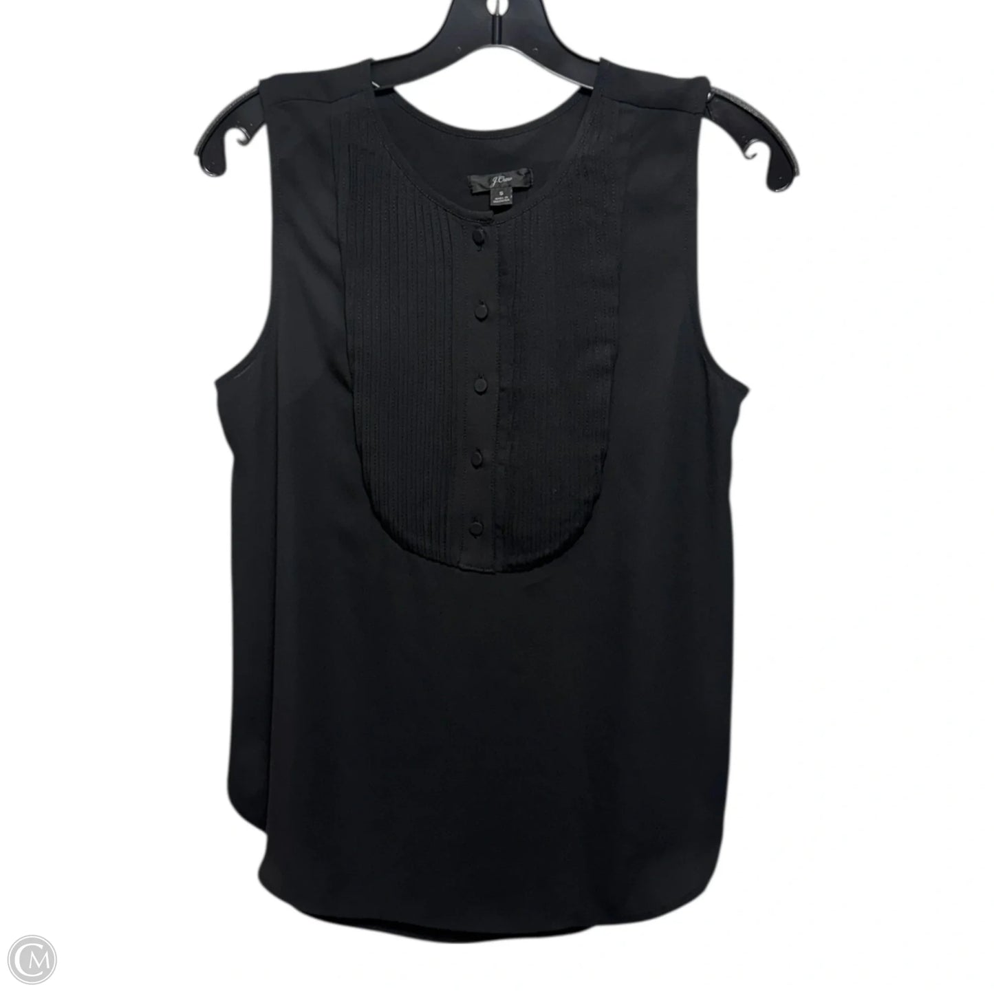 Top Sleeveless By J. Crew In Black, Size: S