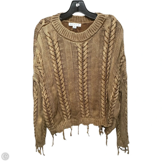 Sweater By Hyfve In Tan, Size: S