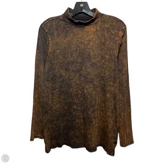 Tunic Long Sleeve Unbranded In Copper, Size: Xl