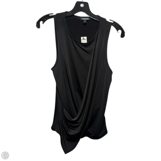 Top Sleeveless By Express In Black, Size: M