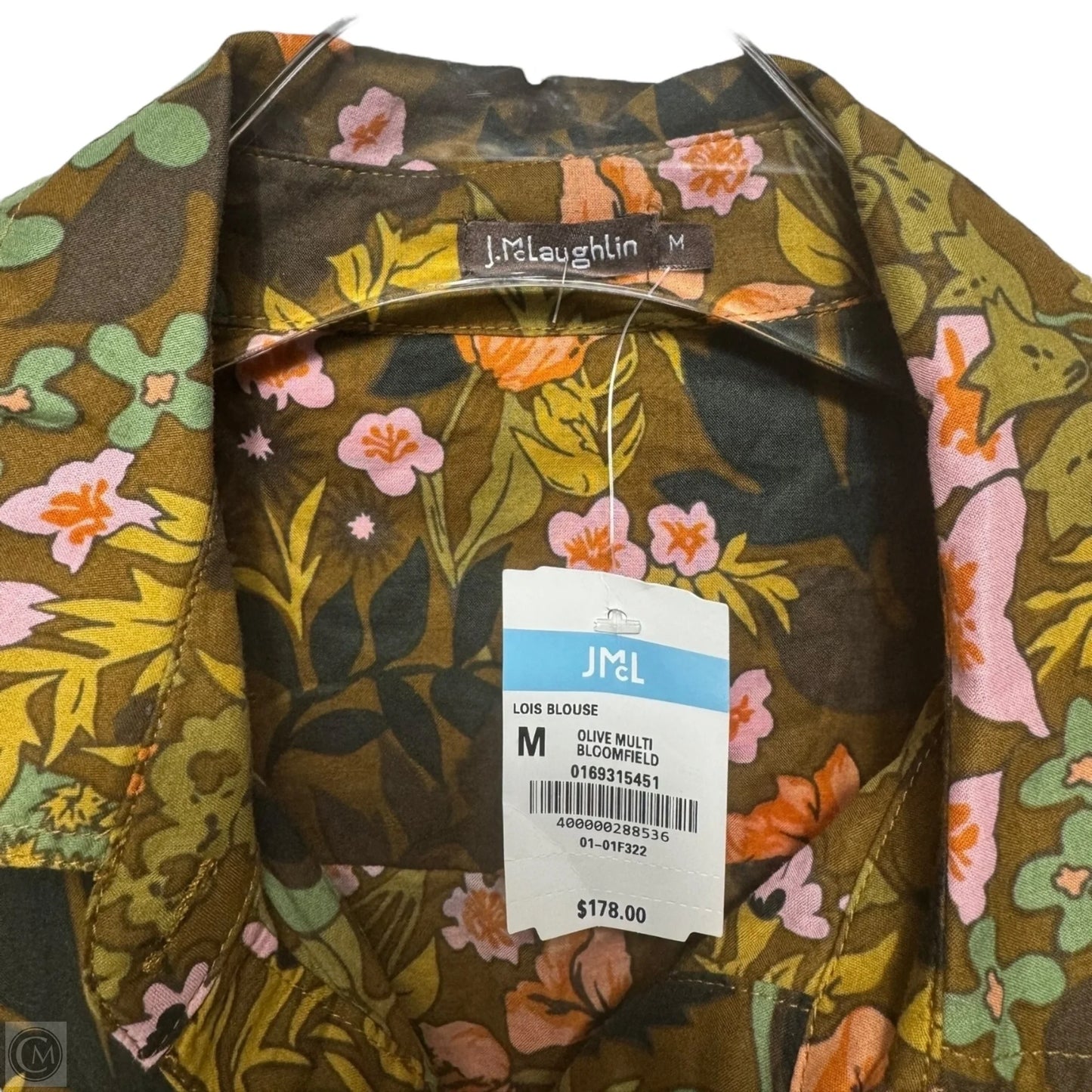 Top Long Sleeve By J Mclaughlin In Floral Print, Size: M