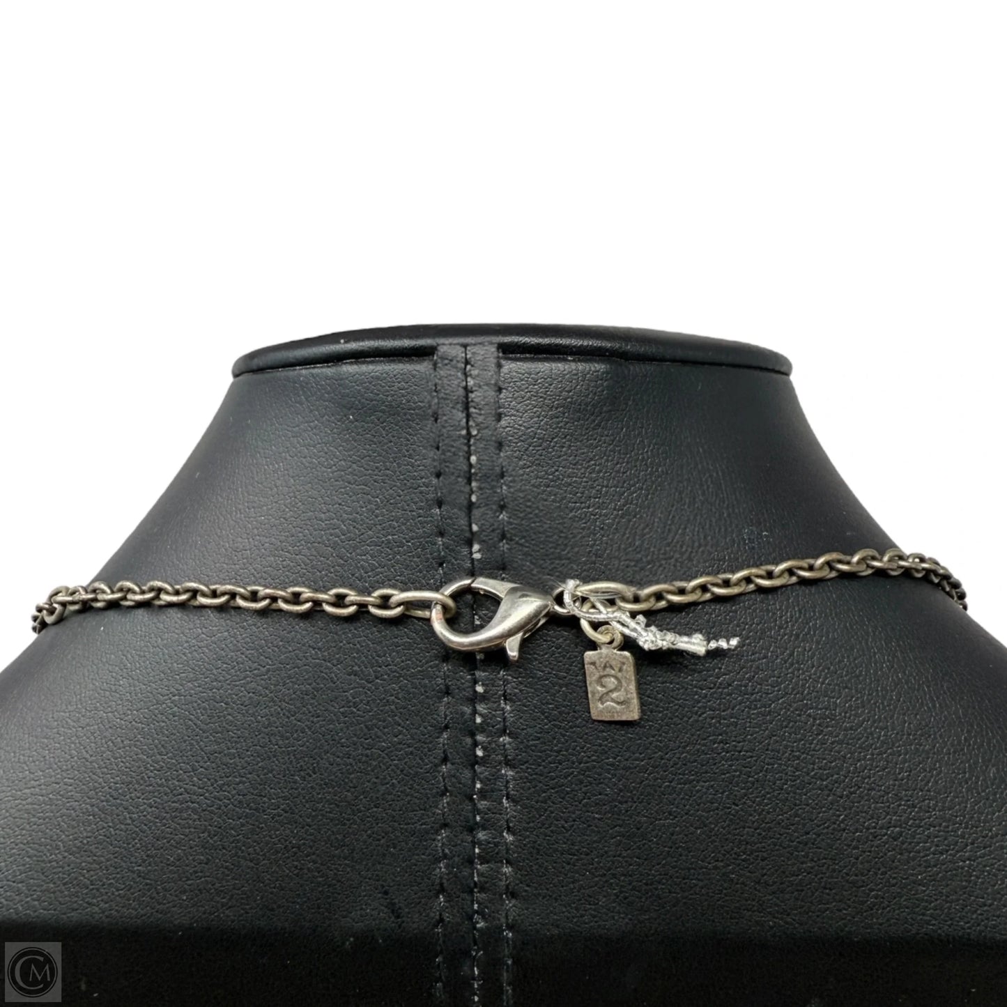 Steampunk Bando Gold Coin Swarovski Crystal Necklace In Sterling Silver By Tat2 Designs