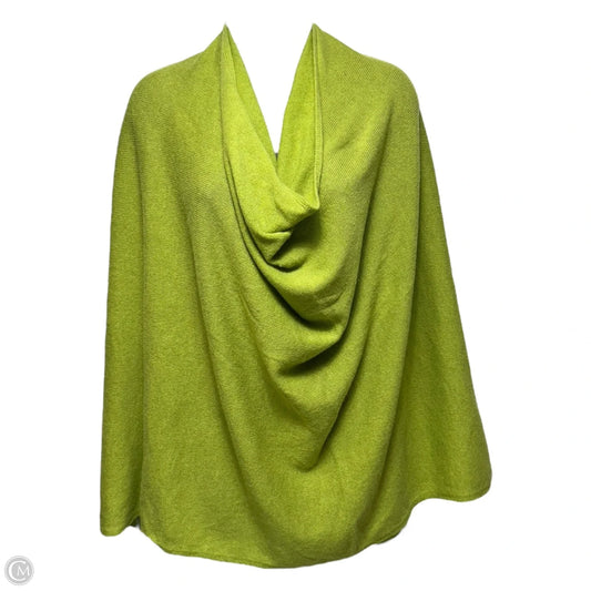 Poncho By Clothes Mentor In Green, Size: Osfm