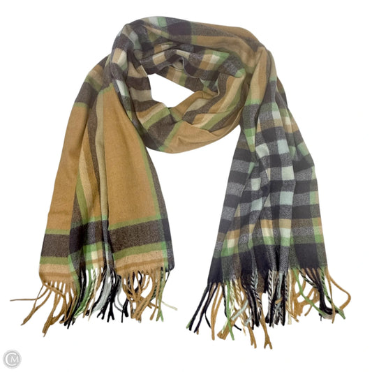 Silk Cashmere Acrylic Blend Long Fringed Scarf  By Jayley
