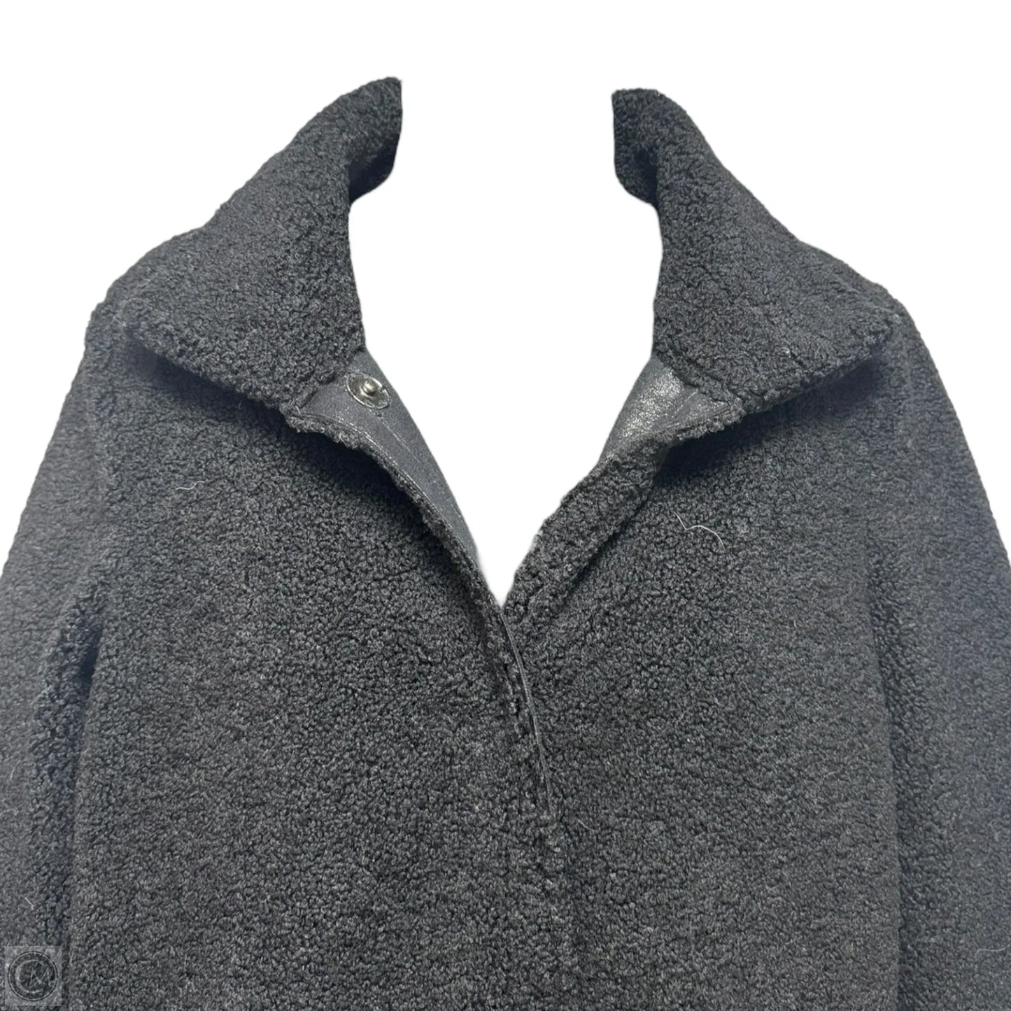 Grommet Coat Faux Fur & Sherpa By Nikki Jones In Black, Size: S