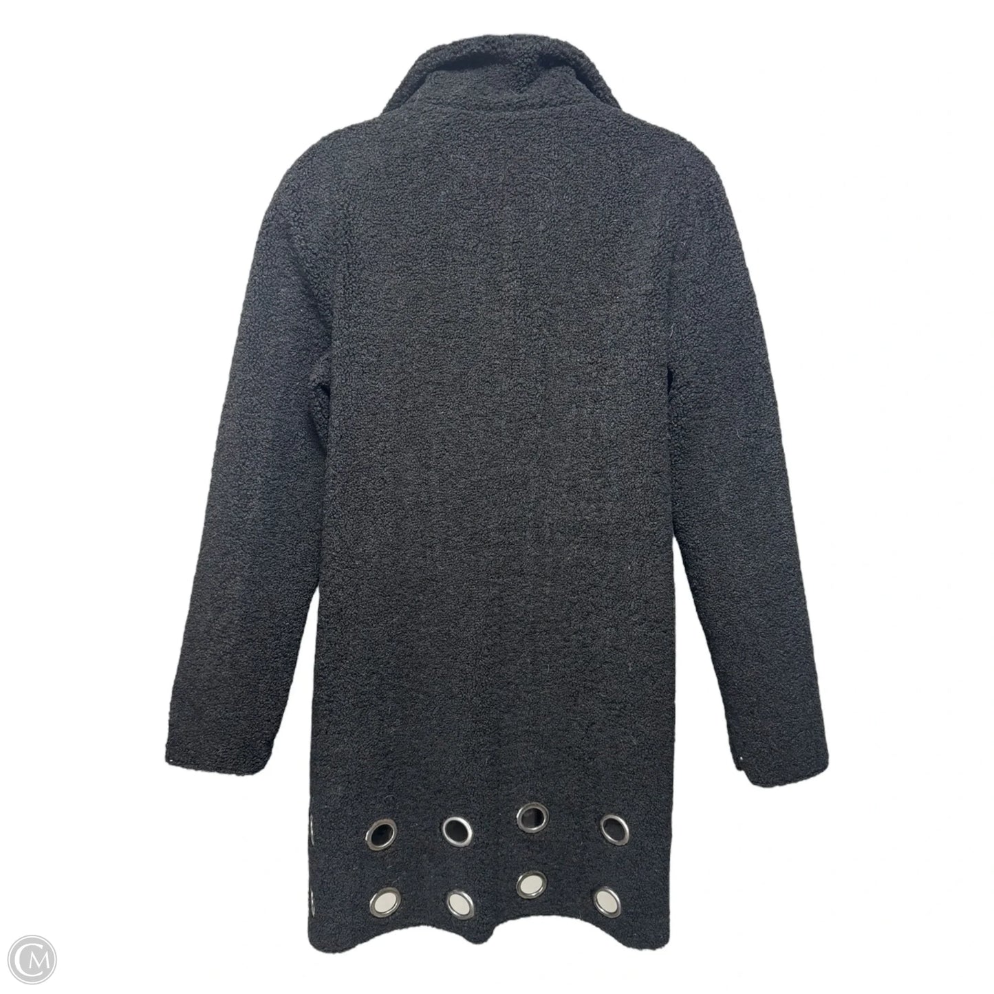 Grommet Coat Faux Fur & Sherpa By Nikki Jones In Black, Size: S