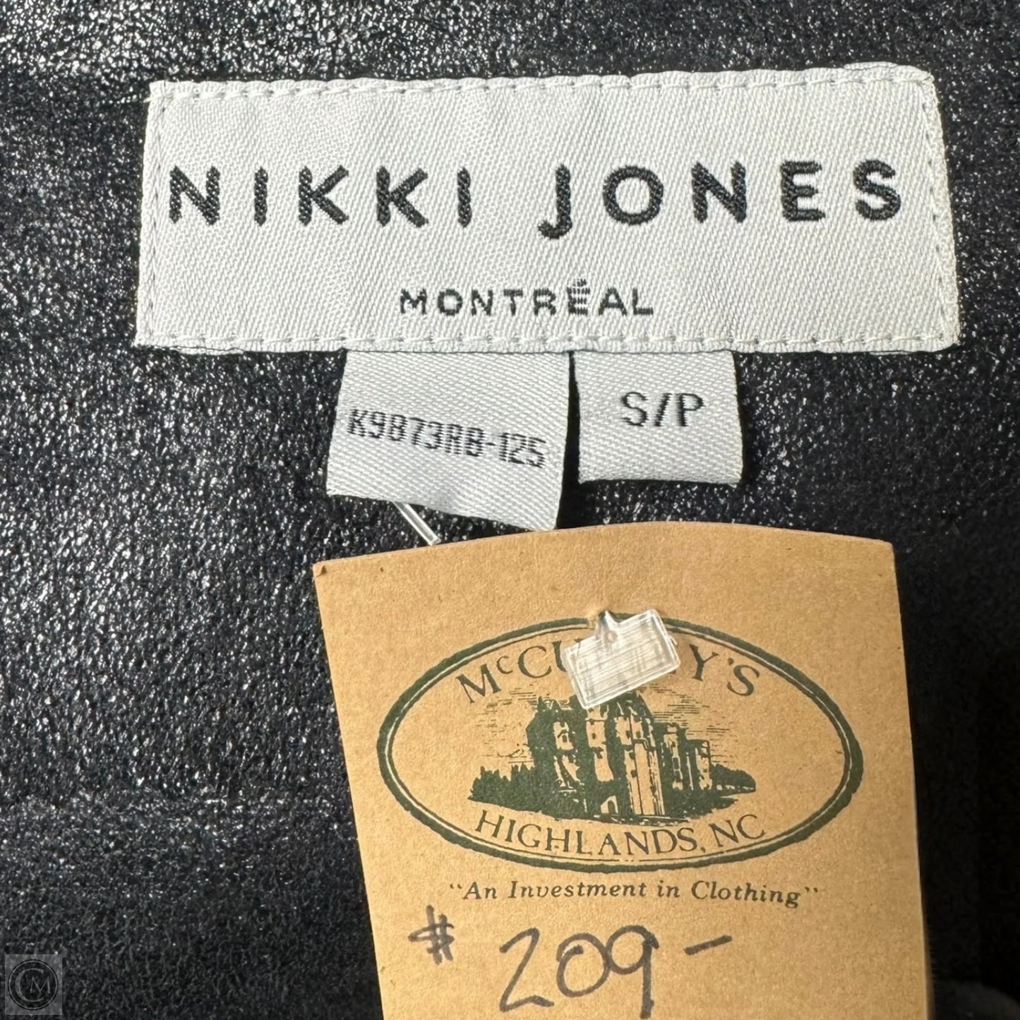 Grommet Coat Faux Fur & Sherpa By Nikki Jones In Black, Size: S