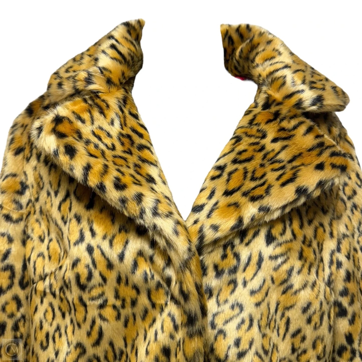 Jacket Faux Fur & Sherpa By Luii In Animal Print, Size: S