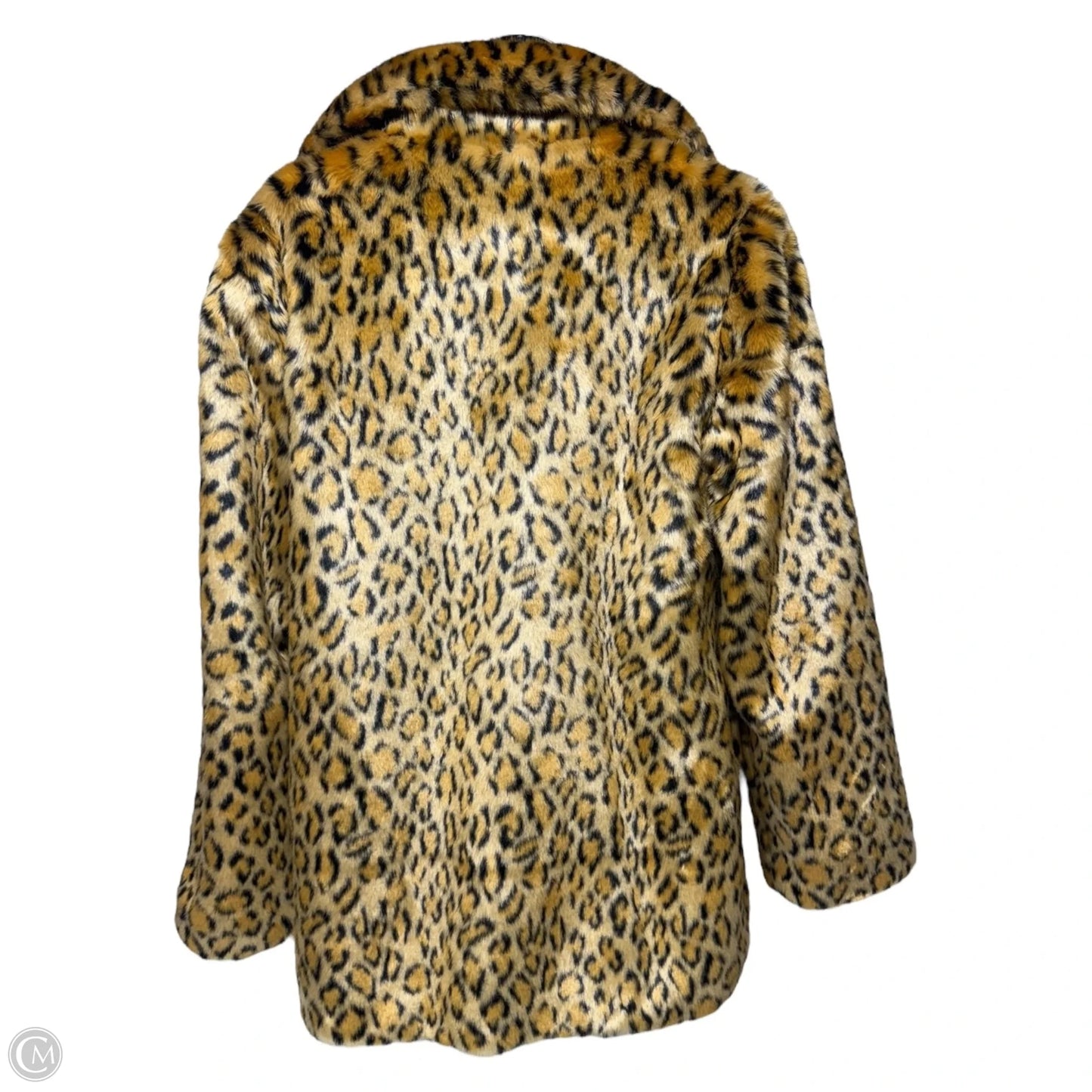 Jacket Faux Fur & Sherpa By Luii In Animal Print, Size: S