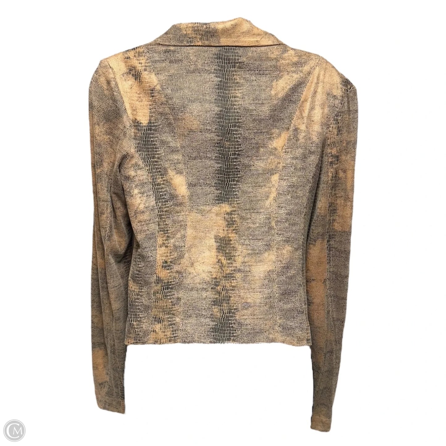 Jacket Moto By SW3 Bespoke In Snakeskin Print, Size: Xs