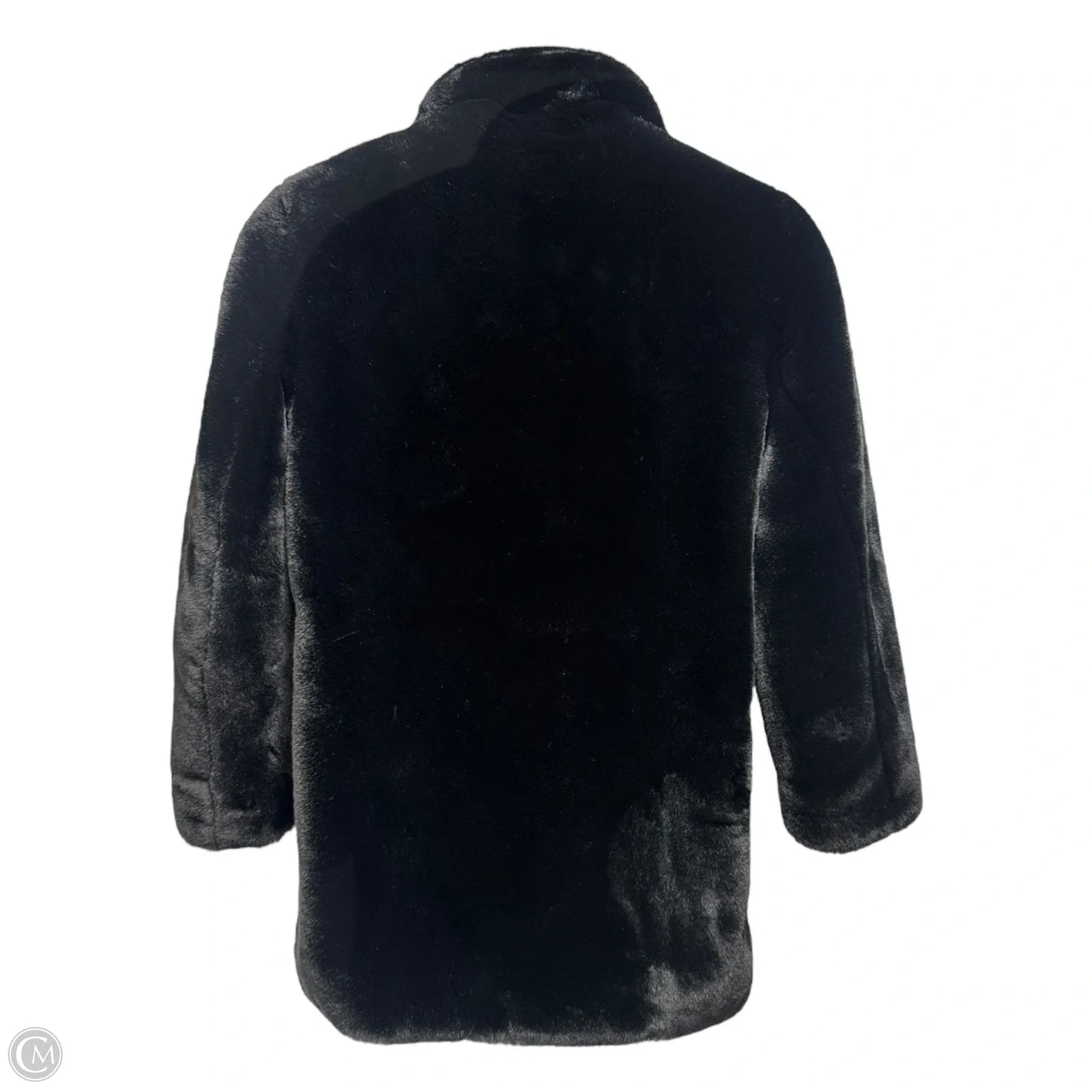 Coat Faux Fur & Sherpa By Apparis In Black, Size: M