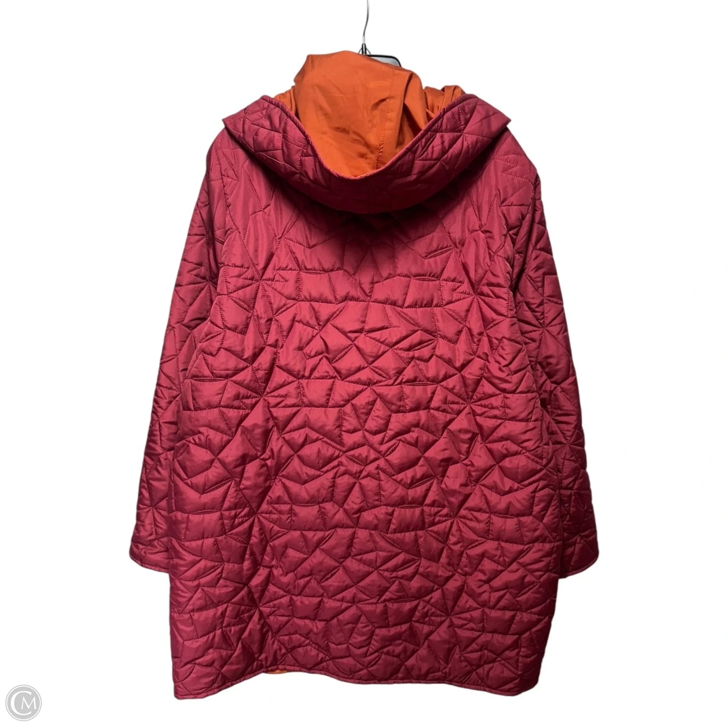 Coat Puffer & Quilted By Marla Wynne In Multi-colored, Size: 2x