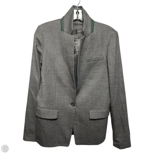Wool Blazer By J. Crew In Grey, Size: 4