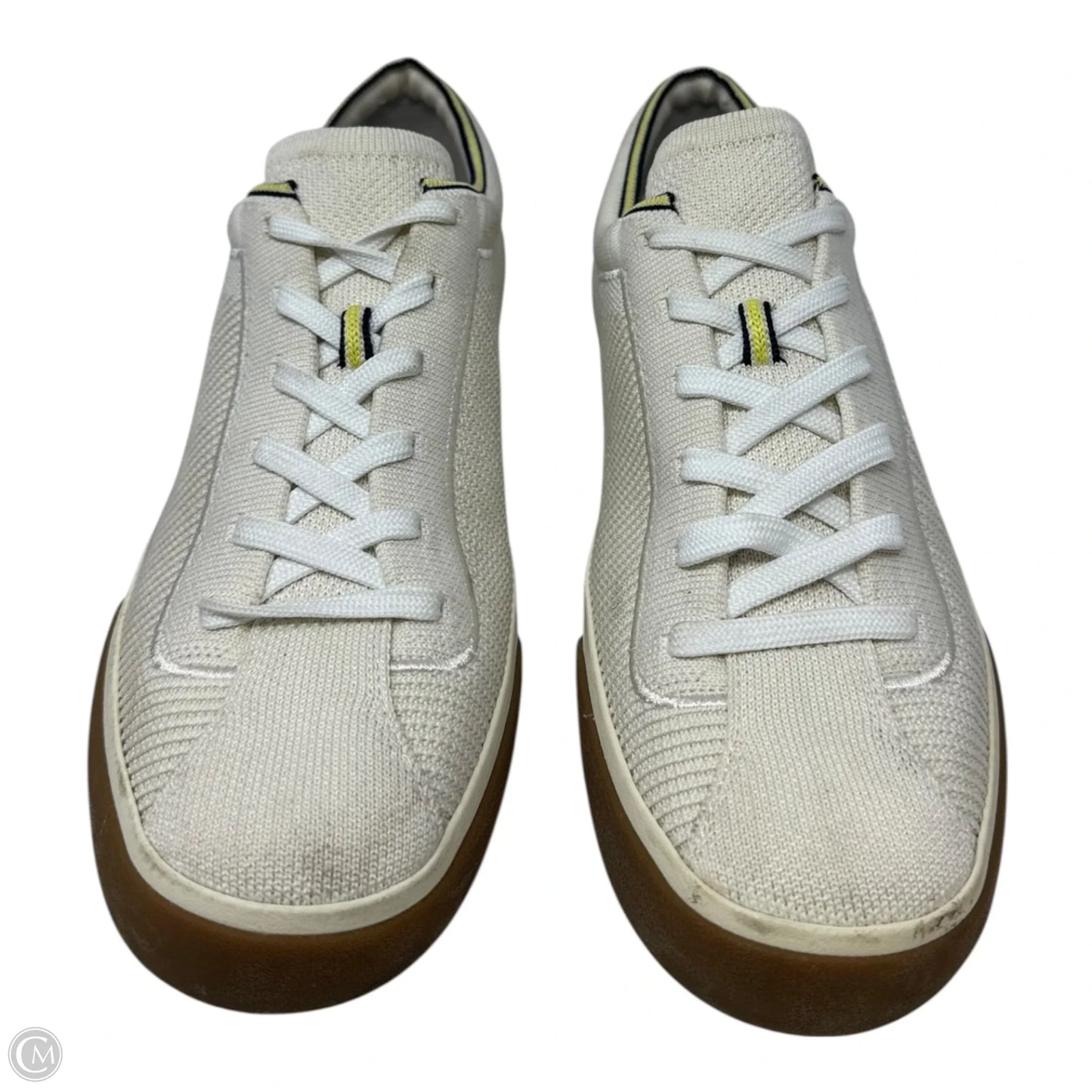 Knit Sneakers Shoes Athletic By Rothys In Cream, Size: 9