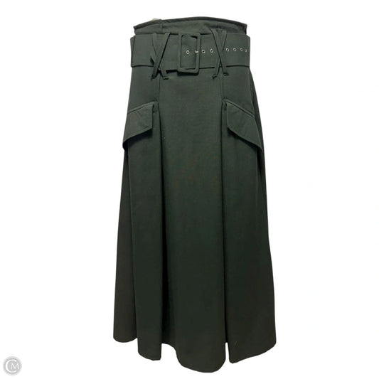 Belted Skirt Maxi By Ateliers Humanoid In Green, Size: M