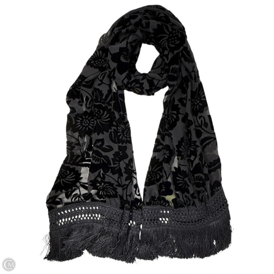 Silk Burnout Velvet Long Scarf By Nick & Nora
