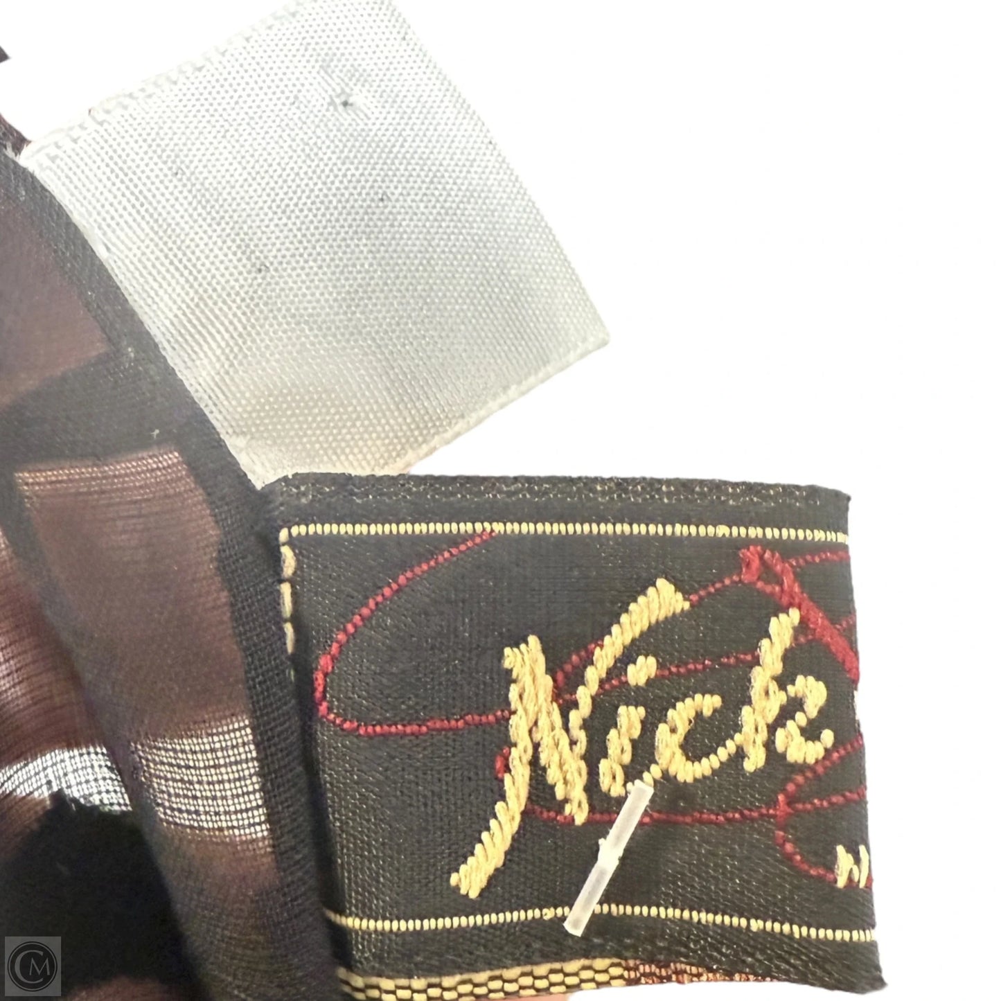 Silk Burnout Velvet Long Scarf By Nick & Nora