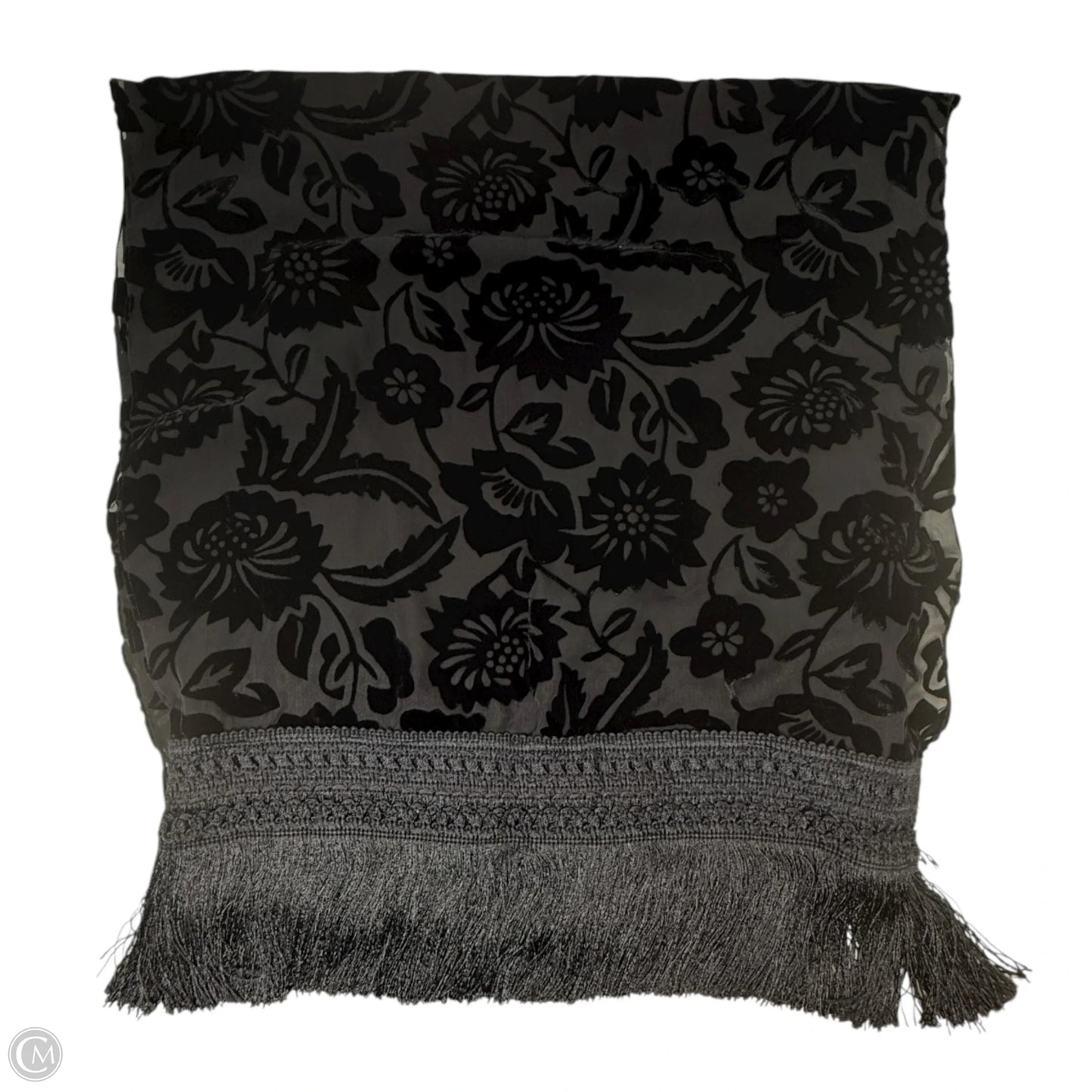 Silk Burnout Velvet Long Scarf By Nick & Nora