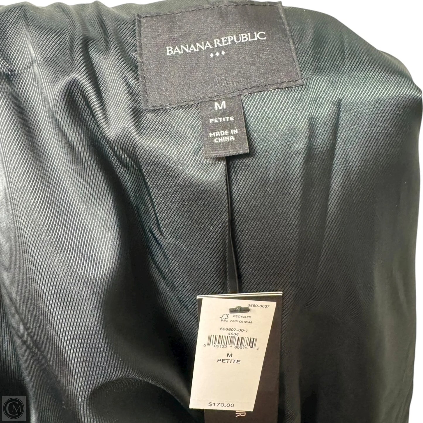 Jacket Faux Fur & Sherpa By Banana Republic In Green, Size: Mp