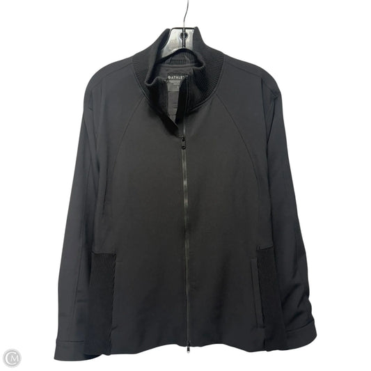 Athletic Jacket By Athleta In Black, Size: L