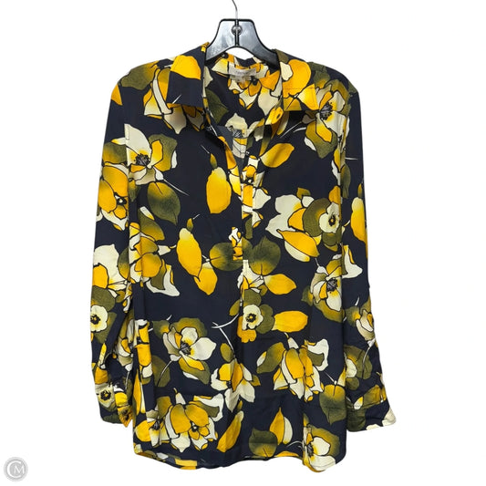 Top Long Sleeve By Tyler Boe In Floral Print, Size: M