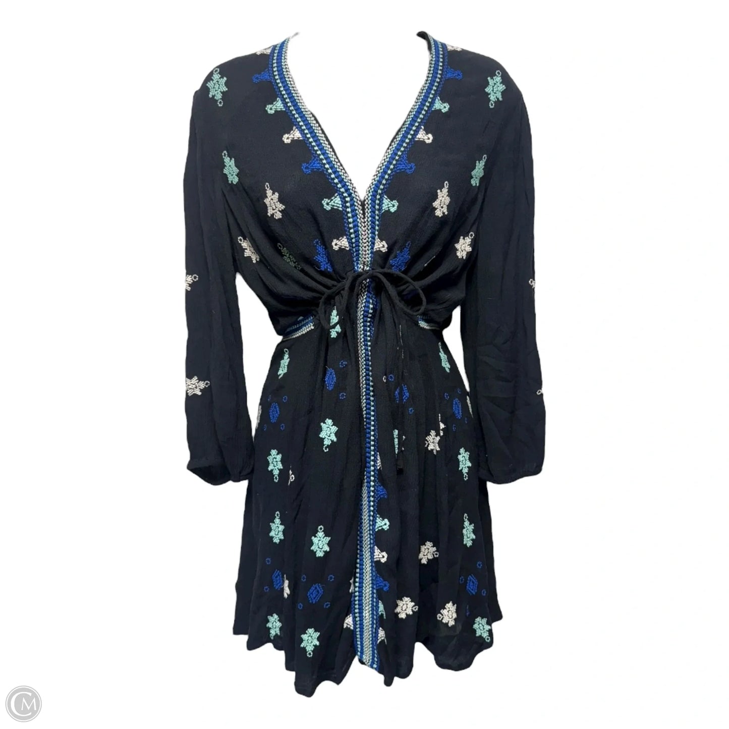 Star Gazer Embroidered Dress By Free People In Multi-colored, Size: S