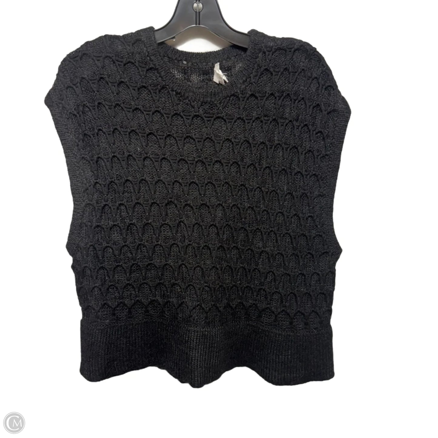 Mohair Sleeveless Sweater By Helmut Lang In Black, Size: S