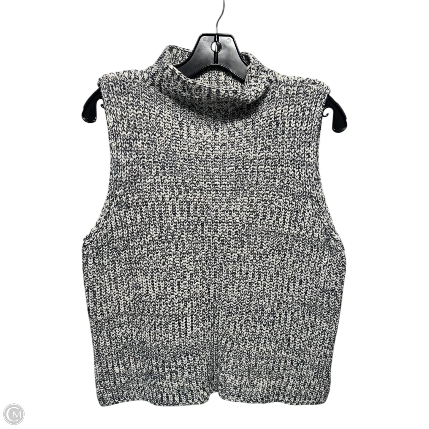 Sleeveless Sweater Top By Madewell In Blue, Size: M