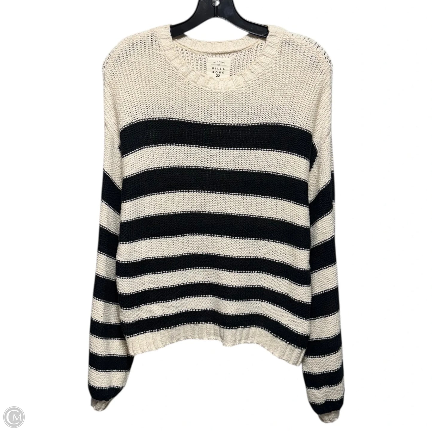 Sweater By Billabong In Striped Pattern, Size: L