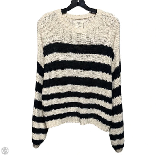 Sweater By Billabong In Striped Pattern, Size: L