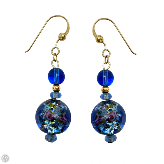 Murano Glass Beaded Dangle Earrings
